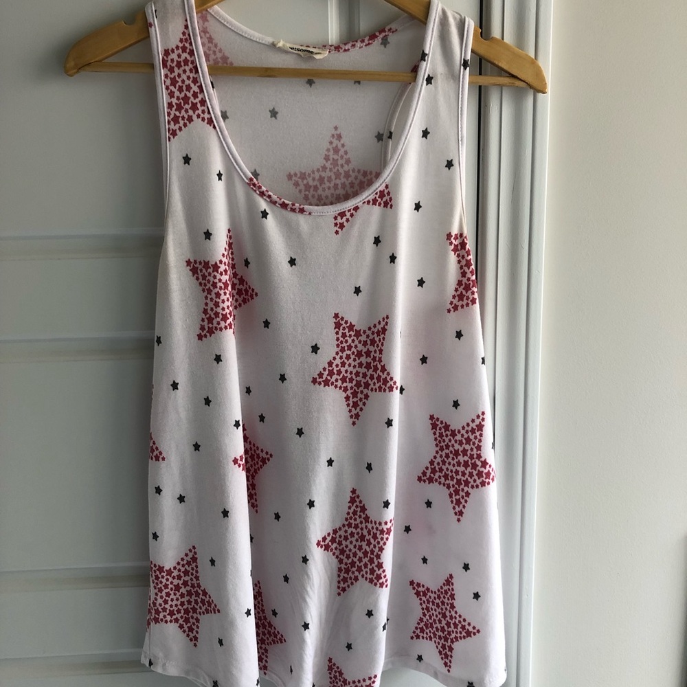 Racer back Star Tank Size M